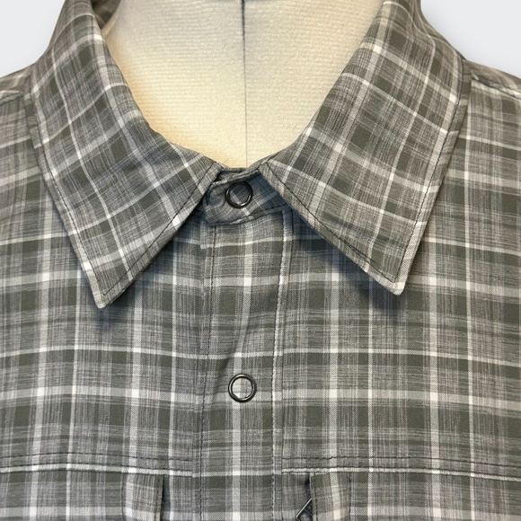 New 5.11 Tactical CCW Concealed Carry Covert Shirt XL Gray Plaid RapiDraw Snaps - Picture 4 of 7